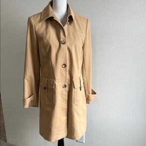 Work to Weekend Tan Jacket medium
